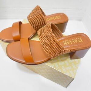 Italian Shoemakers Tan Sandals